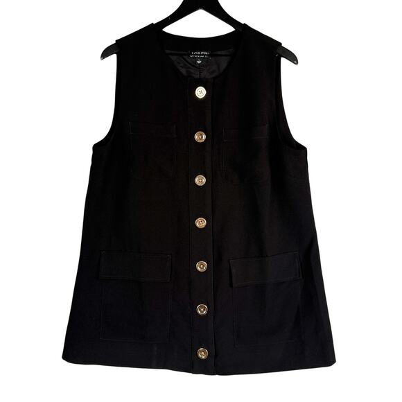 J. Crew Dresses & Skirts - J.Crew Tunic Shift Mini Dress Black Crepe - L